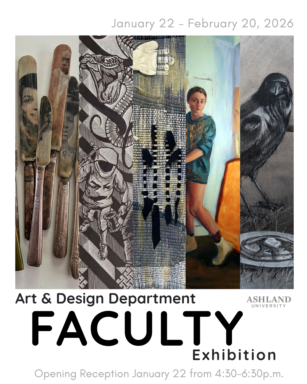 Coburn Gallery’s annual faculty art exhibition to open Jan. 22 at AU