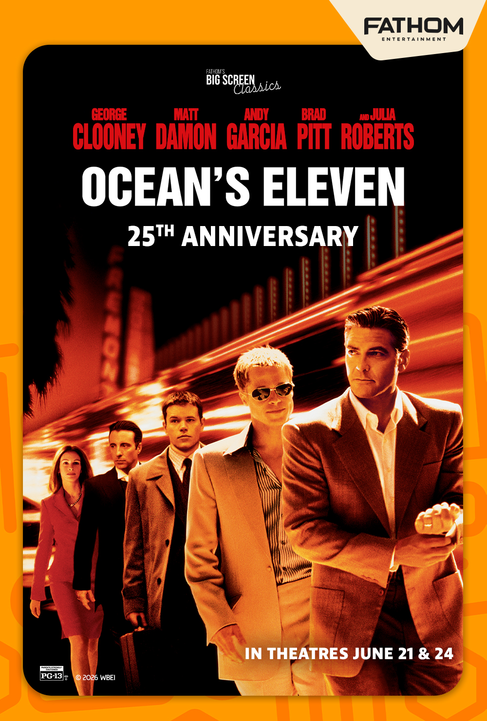 Classic movie “Oceans 11” featured at Hayesville Opera House June 21 and 24. on 06/21/2026