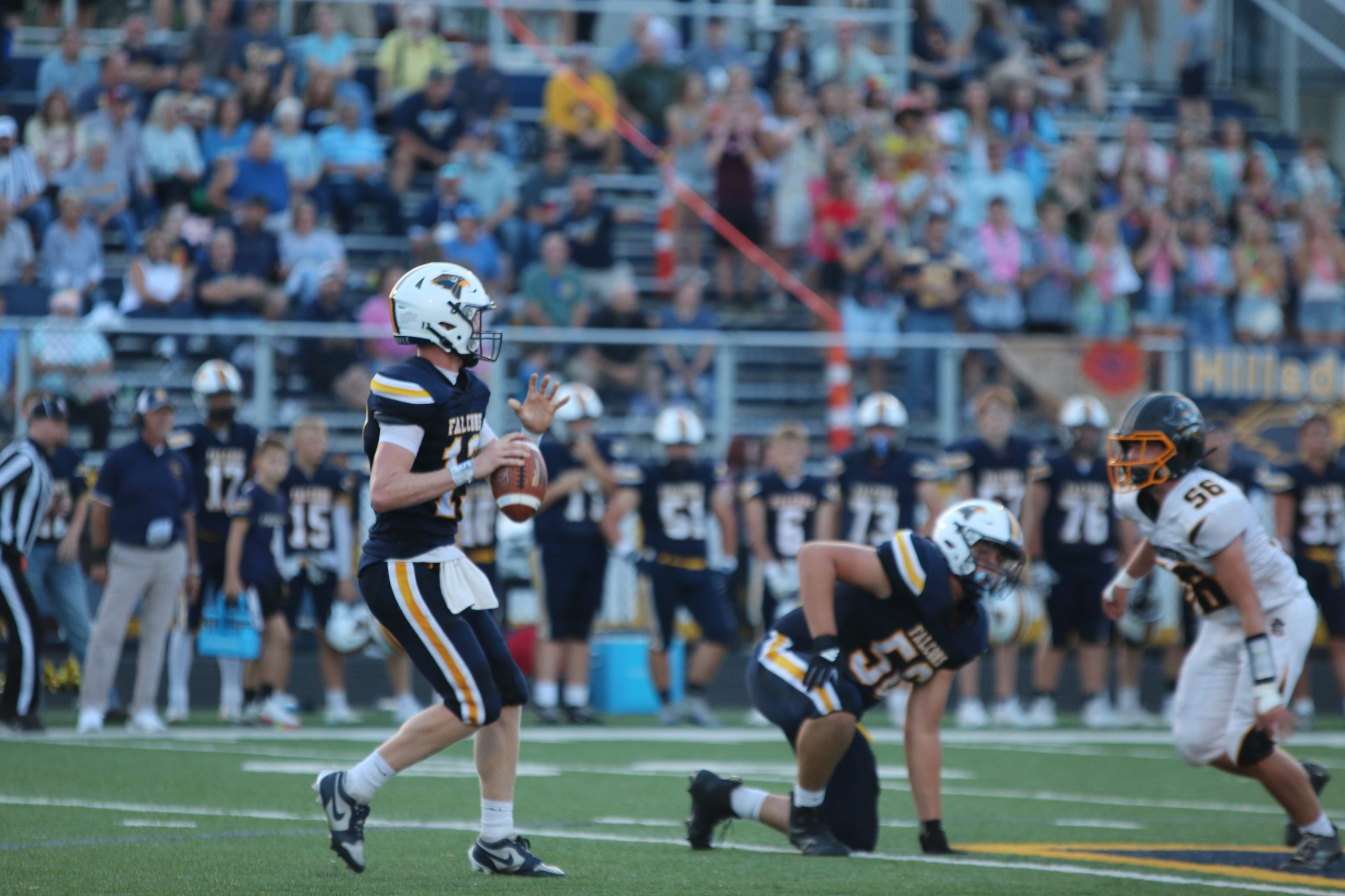 Brother to brother: Kael, Knox Lewis connect for 3 TDs in Hillsdale's win over Black River